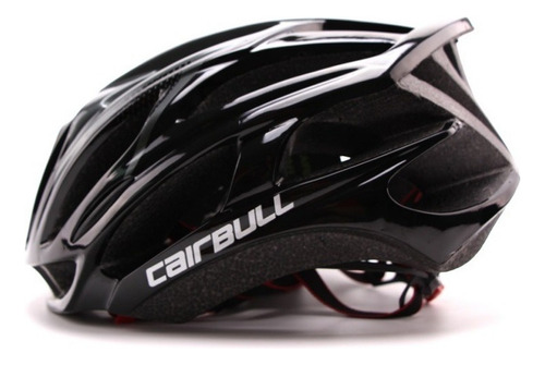 Capacete Ciclismo Bike Mtb/speed Skate Patins Cairbull Cor Preto/cinza Brilho Tamanho 54/58