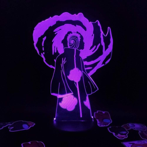 Figura De Anime Kid 3d Sleep Lamp Obito Akatsuki Tobi