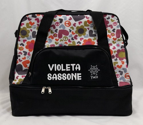 Imagen 1 de 10 de Bolso Cajon P/patin Artistico Estampado (opc Personalizable)