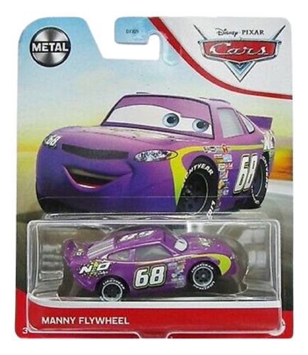 Disney Cars N2o Cola #68 Manny Flywheel Piston Cup Original