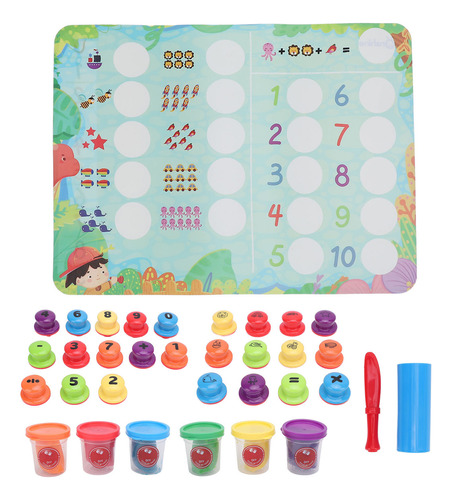 Juego De Sellos De Arcilla Diy Para Niños, Juguete Ligero Y