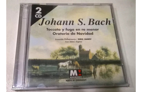 Toccata Y Fuga/oratorio De Navidad, Bach - 2cd Nuevo Germa