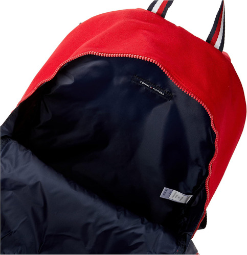 Tommy Hilfiger Mochila Gino Para Hombre, Rojo, Talla Única