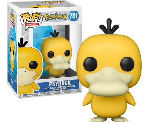 Boneco de ação Funko Pop Pokémon Psyduck! Jogos