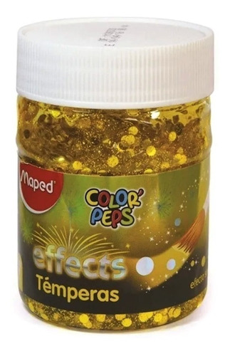 Témpera Maped Effects Color Peps Pote 200 Ml. Efecto Soles