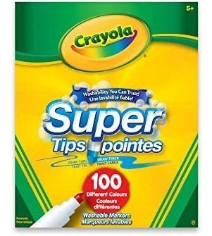 Imagen 3 de 6 de Marcadores Lavables Crayola Super Tips X100u