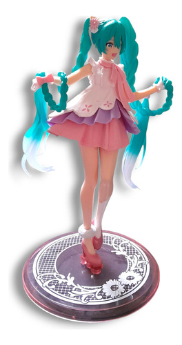 Figura Hatsune Miku Rosa 22 Cm Bootleg