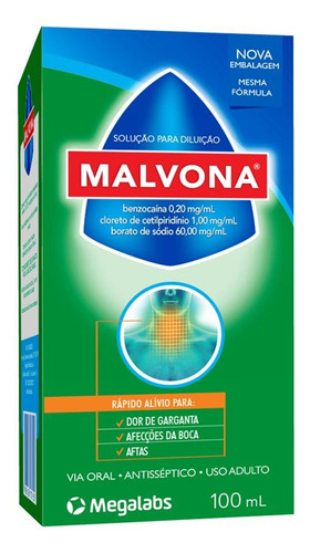 Malvona Solução Bucal 100ml