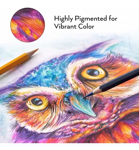 Lápices De Colores Lápiz De Color Aceitoso De Amplia Aplicabilidad 72  Colores Profesional Para Pintar Para Artistas ANGGREK Arte y Manualidades