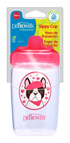 Vaso De Transición Con Boca Ancha 12oz 350 Ml Perrito France