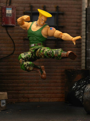 Street Fighter 2 Figura De Guile Original De Jada Toys