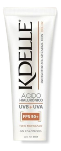 Kdelle Protector Solar Facial En Crema Con Color Fps50