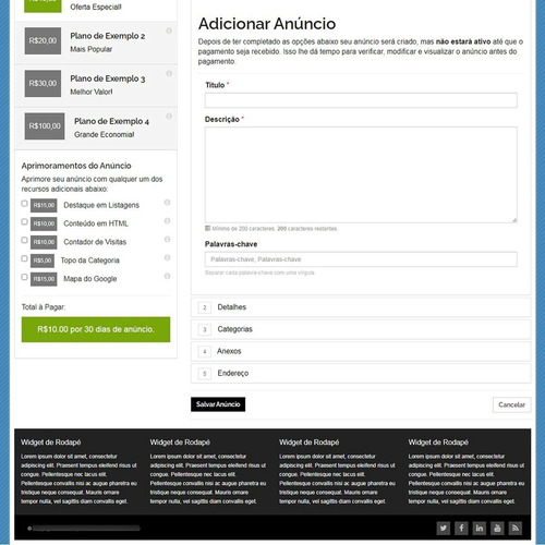 Criar Site Classificados Wordpress Português Responsivo 268