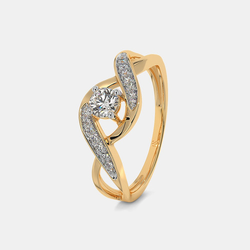 Anillo De Compromiso Dubroc Oro 14k Con Zirconia Marod Joyas