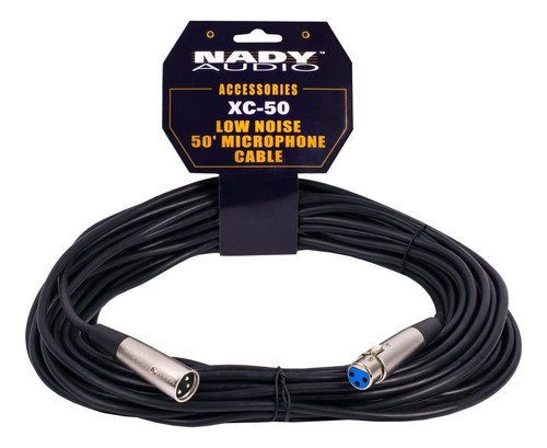 Nady Xc-20 20-foot Cable De Micrófono Xlr Negro