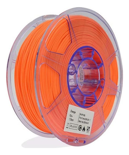 Filamento 3D PLA Premium Color Plus de 1.75mm y 1kg orange tiger