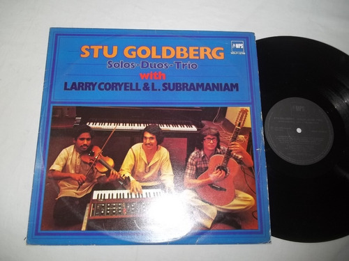 Lp Vinil - Stu Goldberg - Solos Duos Trio With Larry Coryell