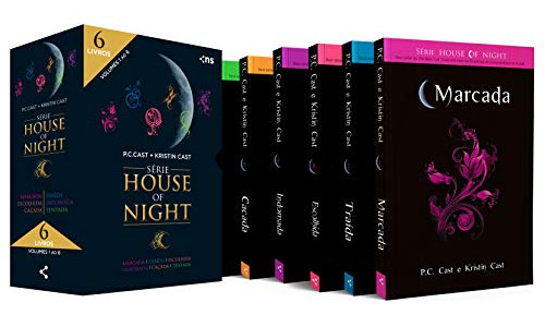 Libro Box House Of Night Slim Coleção Completa V 1 (libros 1