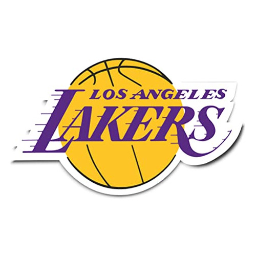 Calcomanía Licencia Oficial De Nba De Angeles Lakers L...