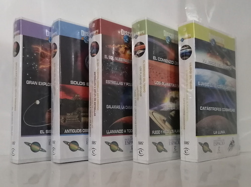 Enciclopedia Del Espacio  5 Videos Vhs  