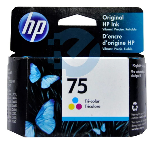 Cartucho Hp 75 Tricolor Original 