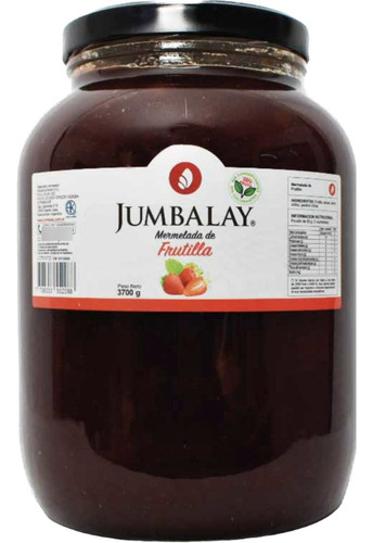 Mermelada De Frutilla - Jumbalay - Frasco X 3.7 Kg Natural
