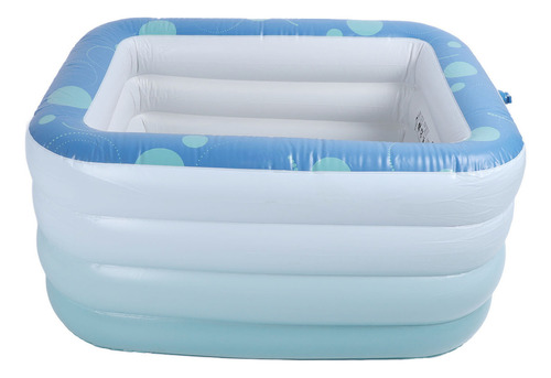 Piscina Inflable Rectangular Para Nadar, Pvc Engrosado, Pleg