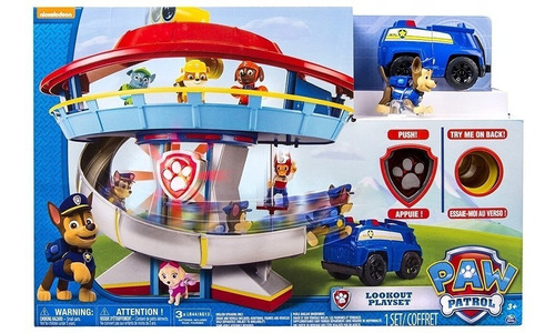 Estacion Paw Patrol Patrulla Canina Look-out Playset