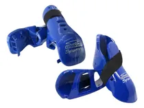 Comprar Protectores Taekwondo Guantes+pies Pads Sparing Granmarc Itf Guantes Talle 3  Y Zapatos Talle 4 Azul