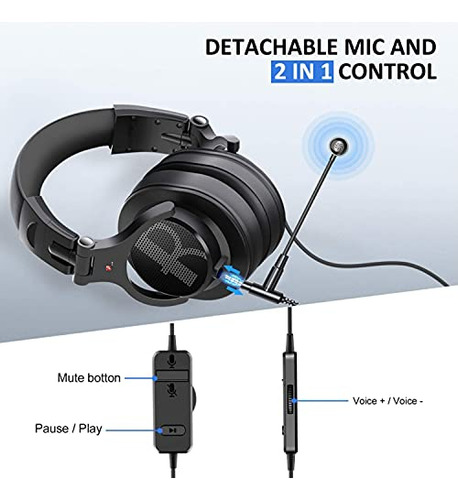 Audífonos Dj2kg Prosonic Con Micrófono Boom, Para Reuniones