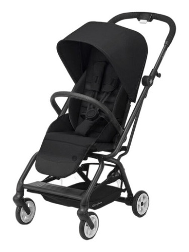 Carriola de paseo Cybex Eezy S Twist 2 deep black con chasis color negro