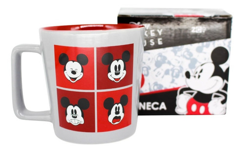 Caneca Mickey Faces Disney | Oficial Licenciada | 400 Ml 