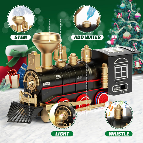 Tren Navideño Para Niños Sonido Accesorios Navidad 43