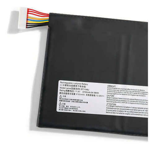 Bateria Bty-m6j 11.4v 64.98wh Msi Gs63 Gs63vr Gs73 Gs73vr 6r