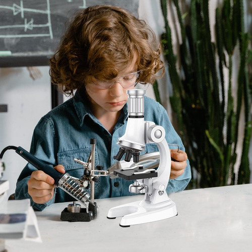 Kit De Ciencia De Microscopio Para Principiantes Kit De Micr
