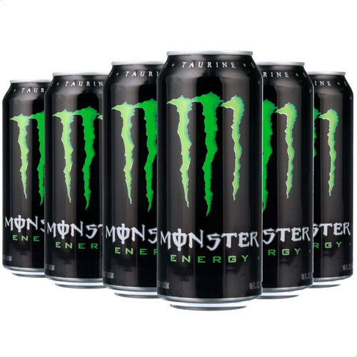 Bebida Energizante Monster Energy 473ml Green X6