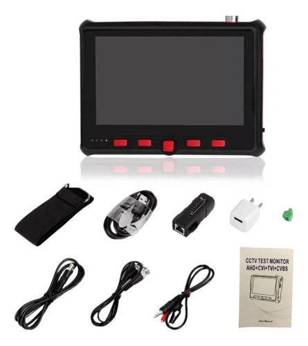 Monitor Teste Câmera Vídeo 4 Em 1 Cvbs/ahd/tvi/cvi Hd-6300w