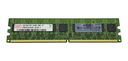 Memoria 1gb Ddr2 Ecc Pc2-6400e Hp 445166-051 459932-001