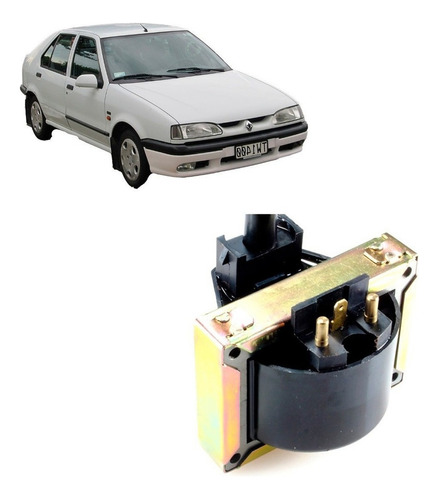 Bobina Encendido Para Renault 19 Ts 1.4 1992 1995