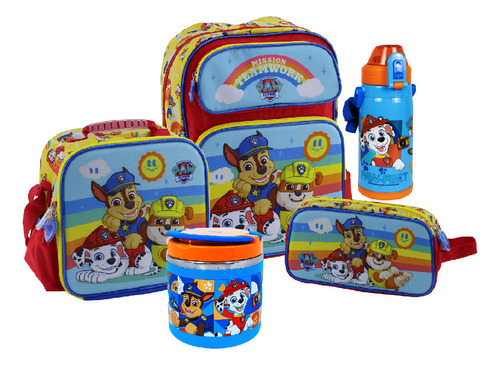 Paw Patrol H Set Mochila/l/c + Termo + Tomatodo C