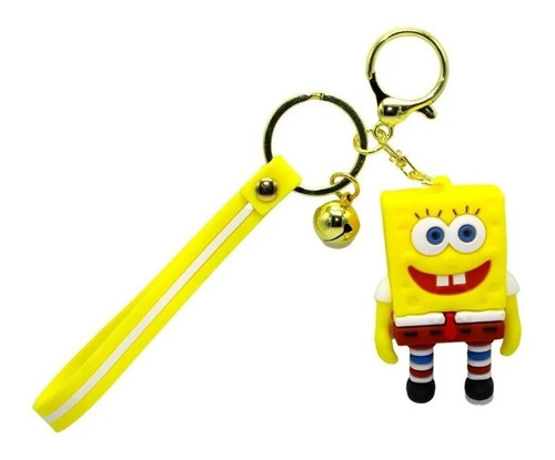 40pz Llaveros De Silicona Bob Esponja Patricio Mayoreo