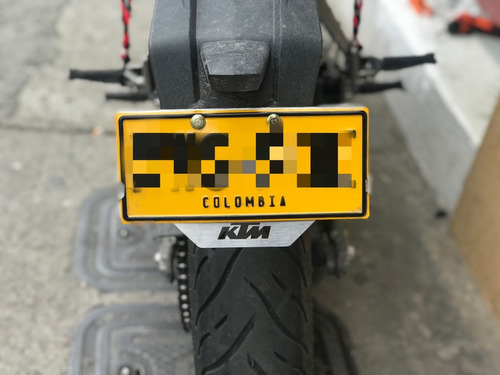 Protector De Placa En Acero Inoxidable Para Ktm Duke