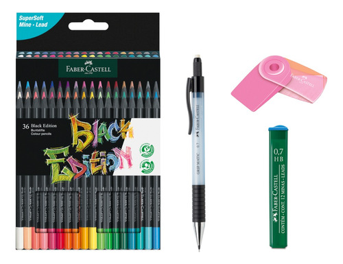 Colores Faber-castell Black Edition X36 + Promocion