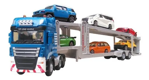 Niñera A Escala 1/50 Con Carros Básicos Camión Tractomula