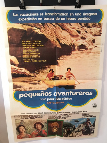 Afiche De Cine Original - Pequeños Aventureros