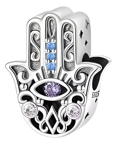 Charms Dije Para Pulseras Plata 925 Estilo Pando Codch171 Plateado