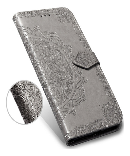 Funda Para Oppo Reno 5f/a94 5g/f19 Pro+, Funda Tipo Cartera Con Tapa, Estampado De Poliuretano, Ranura Para Tarjetas Ant
