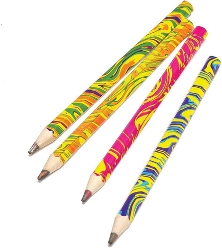 Imagen 1 de 8 de Lápices De Colores Niños Multicolor Lápiz Mágico Escolar X4