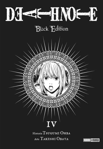 Death Note: Death Note, De Takeshi Obata. Serie Death Note, Vol. 4. Editorial Panini, Tapa Blanda, Edición Black Edition En Español, 2022