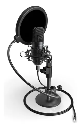 comprar Micrófono Amcrest Podcast Para Streaming, Grabación De Voz..